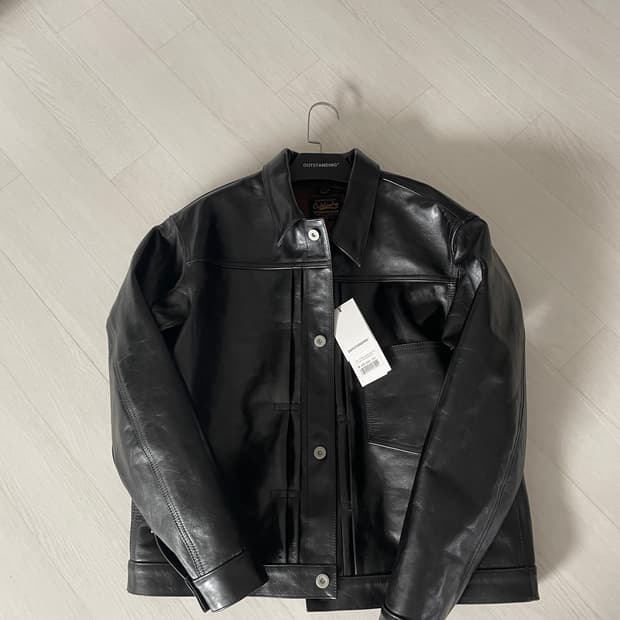 (S) 아웃스탠딩 가죽자켓 1세대 블랙