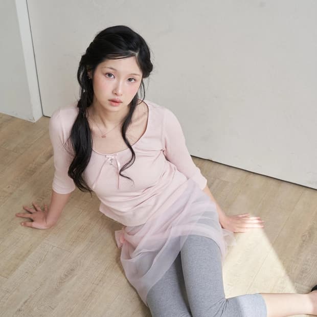 카나제이 key point shirring top