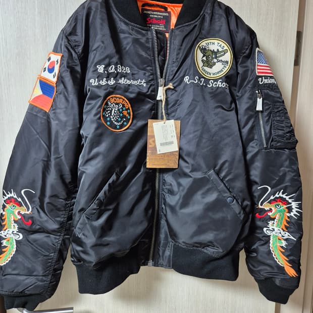 schott (새제품) 쇼트  ma-1 항공점퍼 플라이트자켓 XL