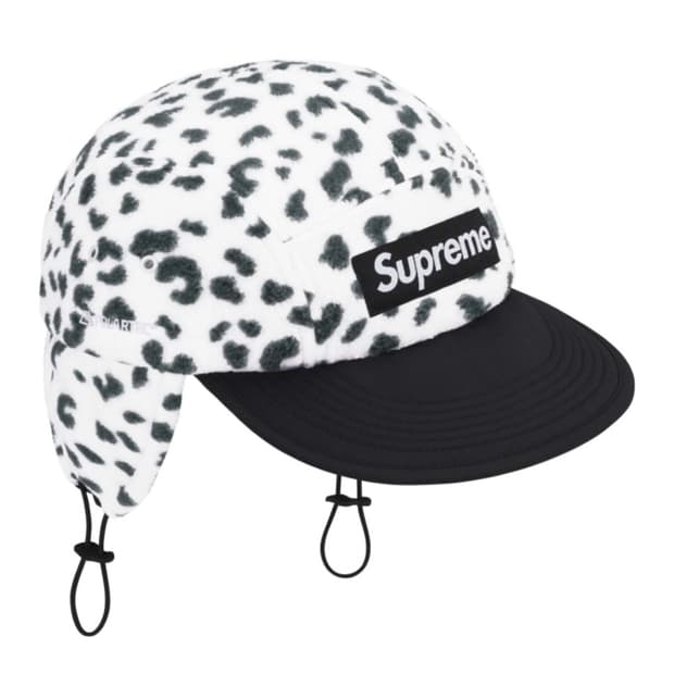 슈프림 이어플랩 레오퍼드 