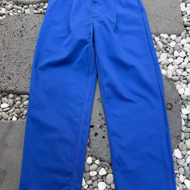 1990s GERMAN FLAME RESISTANT 프렌치워크 와이드팬츠