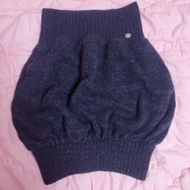 정품)급처상태좋음!샤넬 알파카 벌룬 호박 공주니트스커트 치마 리즈리사st