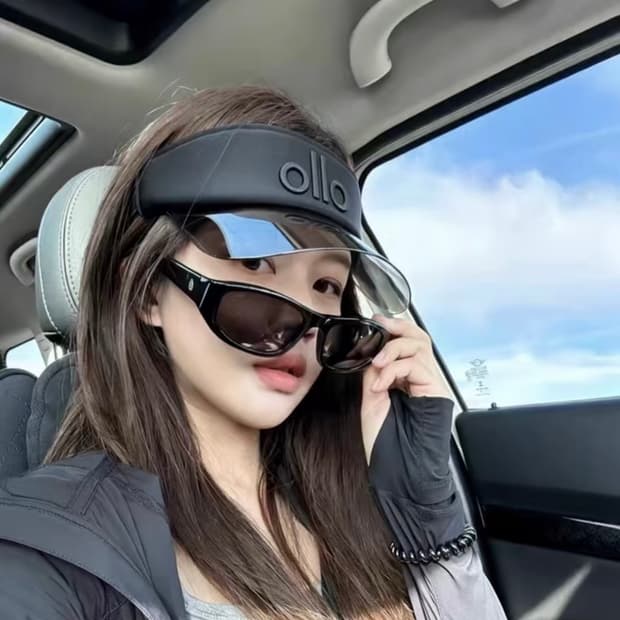 알로 alo 투명챙 선캡