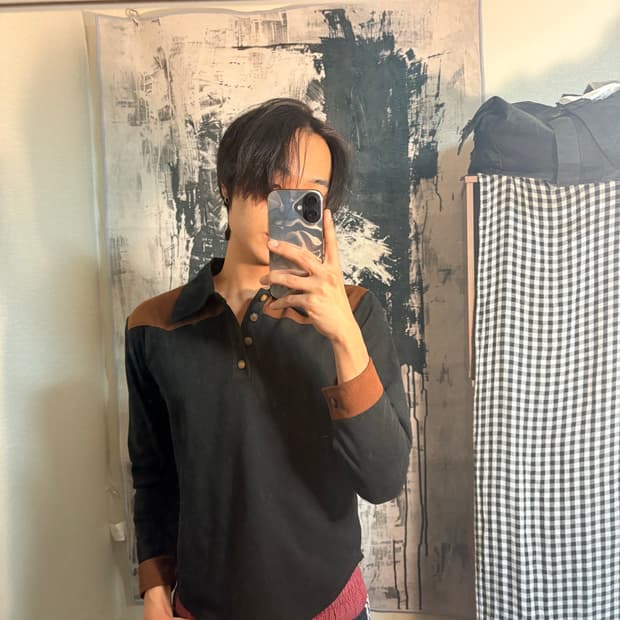 80’s  Hermit dagger collar t-shirt