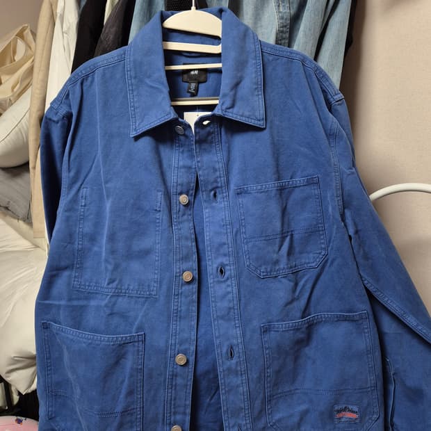 H&M 블루 워크 자켓 M95사이즈 새상품