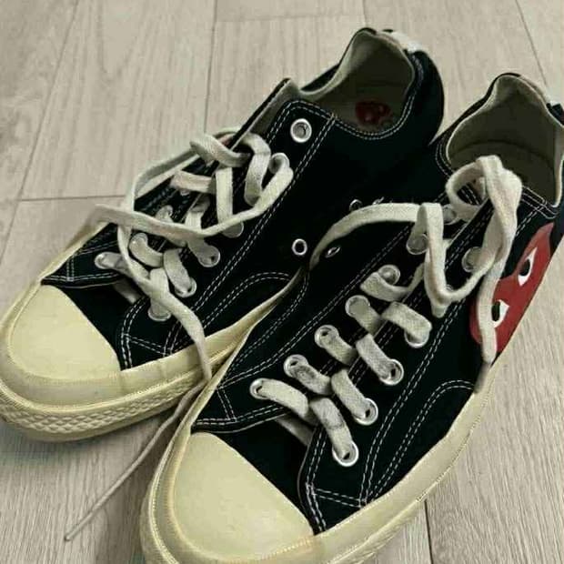꼼데가르송 컨버스 스니커즈 신발