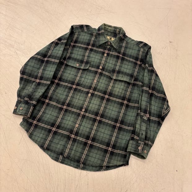 필드앤스트림 헤비 코튼 체크 셔츠