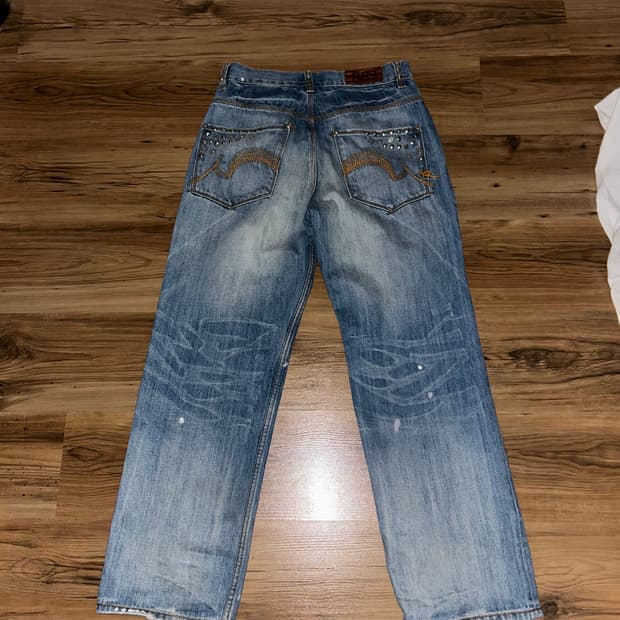 Rocawear Y2K Studded Pockets Baggy Jeans