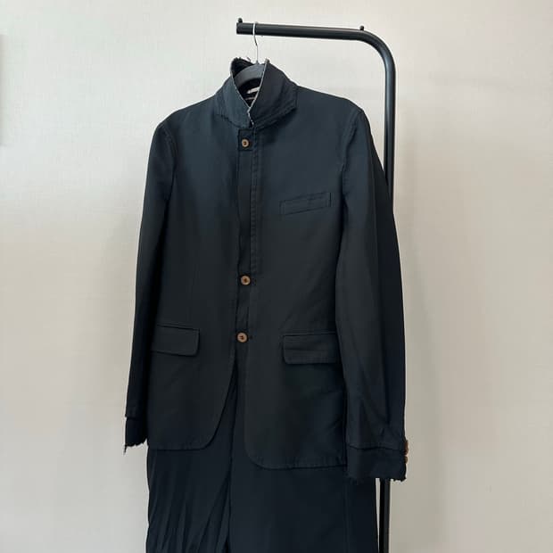 꼼데가르송 옴므 플러스 2016 컷오프 도킹 롱 자켓