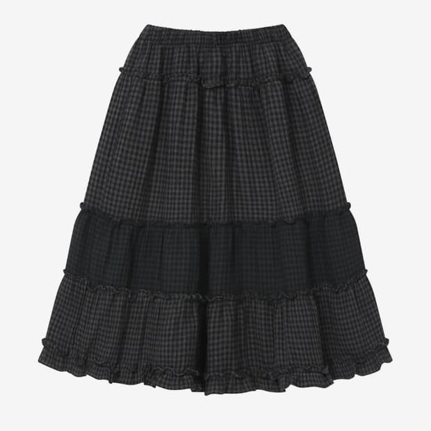 바우프 빈티지 프릴 스커트