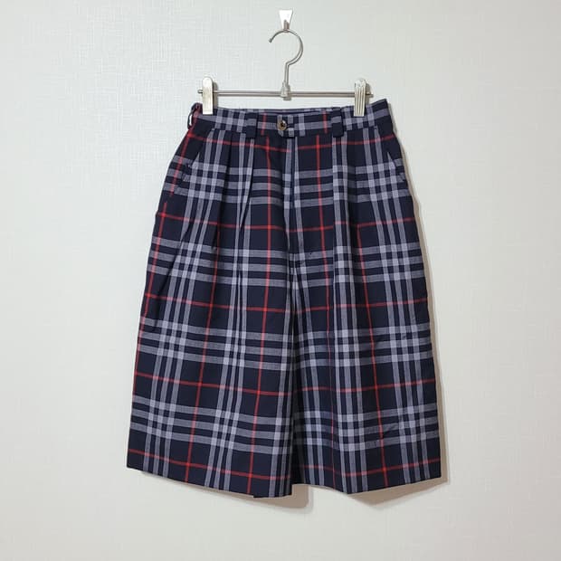 버버리 체크 반바지