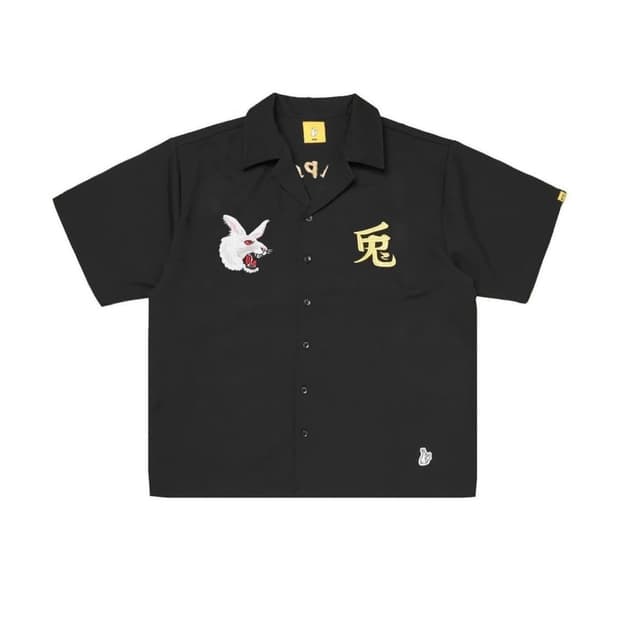 [L] FR2 수베니어 오픈 칼라 셔츠