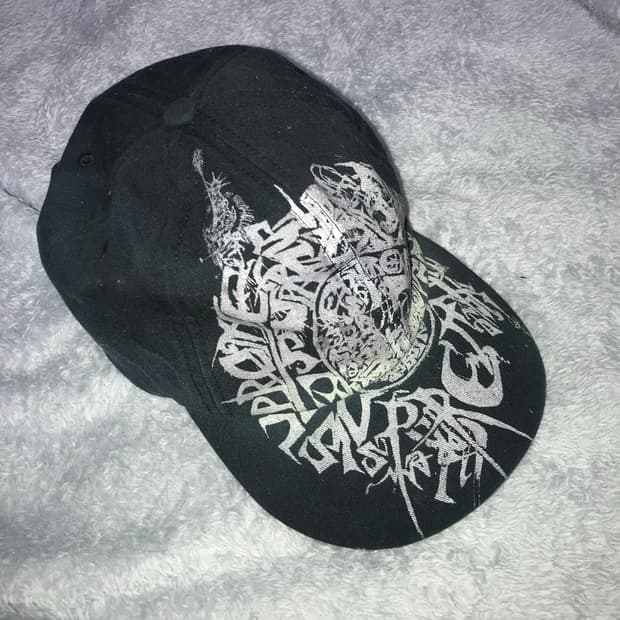 슈프림 리버티 6-패널 블랙 - 24FW 슈프림 빈티지 펑크 볼캡 모자