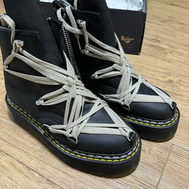 닥터마틴 x 릭 오웬스 1460 쿼드 솔 메가 레이스 UK8 270