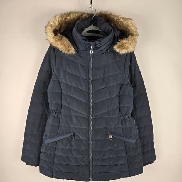 [무료배송]타미힐피거 S 여성 다운 패딩 점퍼 네이비