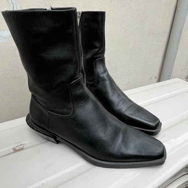 레더 부츠 235