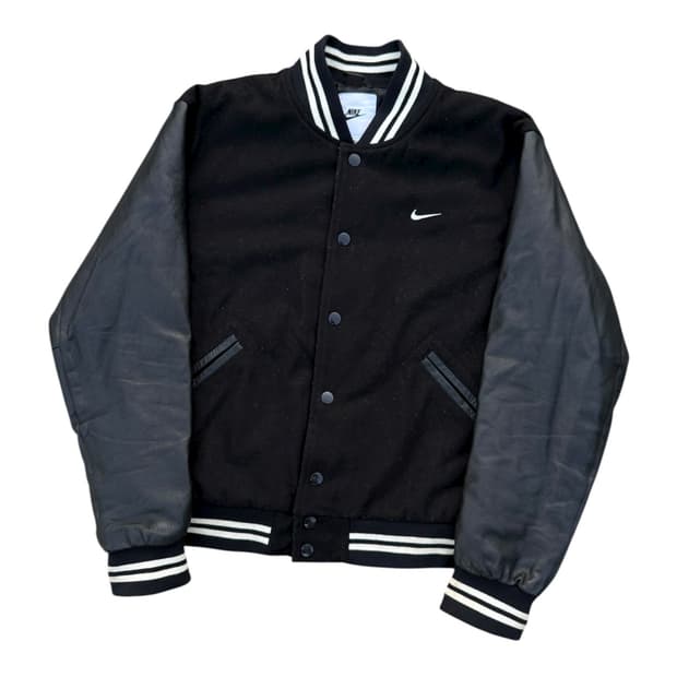 Nike 나이키 카우레더 슬리브 바시티 자켓