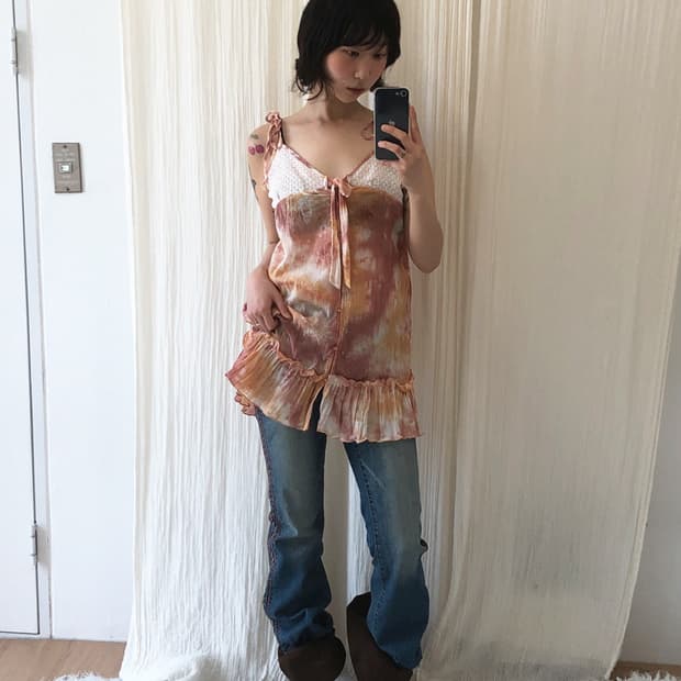 vintage side tape bootcut denim