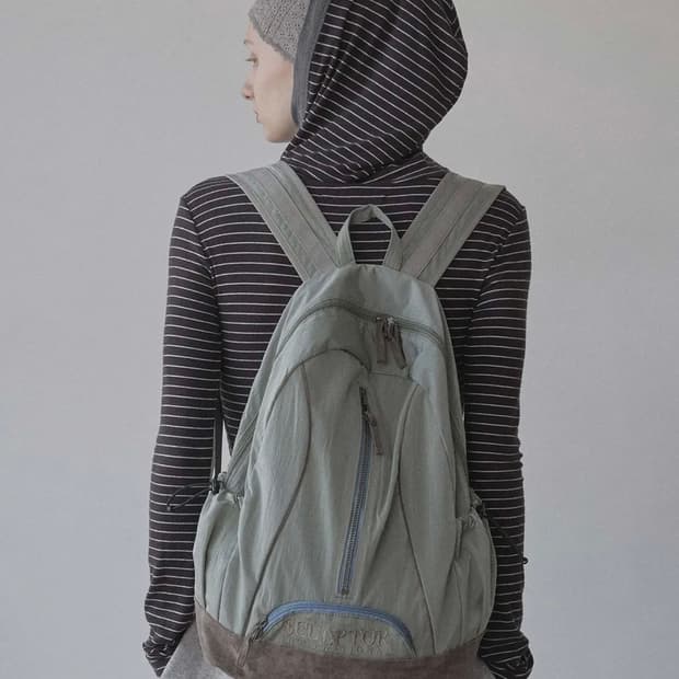 스컬프터 Oldschool Slouchy Backpack Sage