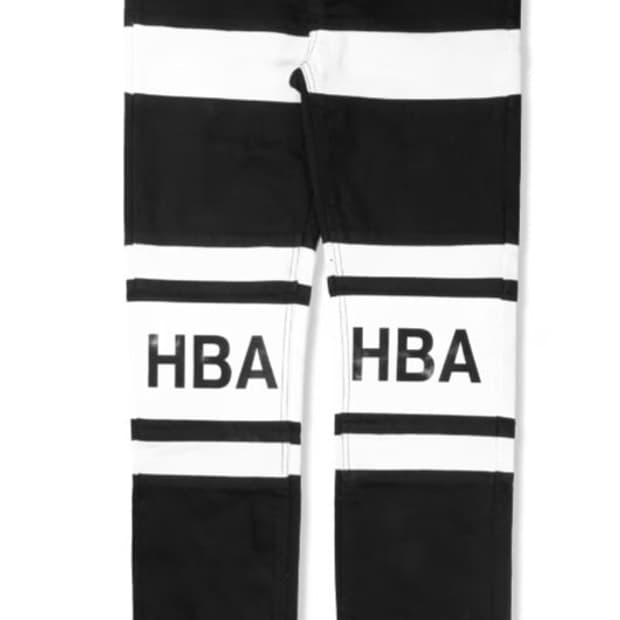 후드바이에어 2015 FW Black/White Hockey Jeans