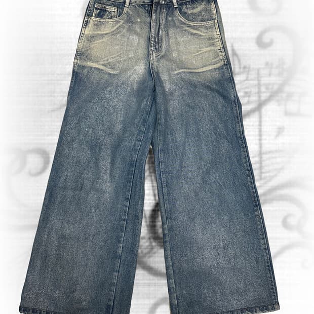 글리터 와이드 팬츠