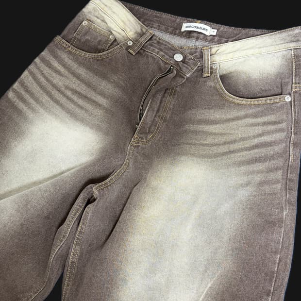 노쿨러스 데님바지 1사이즈 브라운컬러