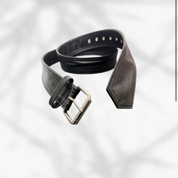 marceline tie belt black