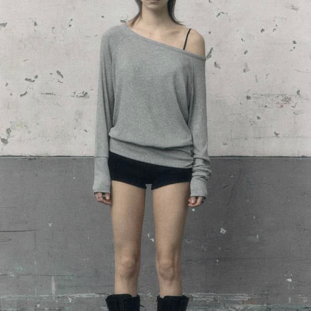 보헴서 보헤미안서울 LOOSE BOAT NECK LONG SLEEVE