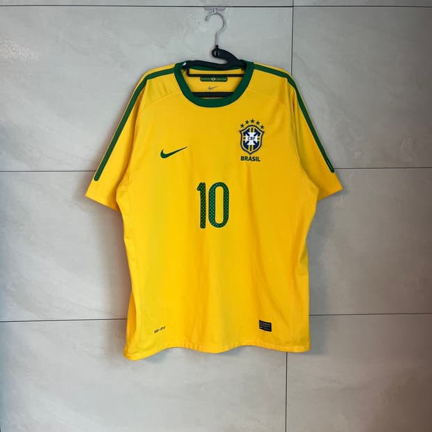나이키 10-11 No.10 브라질 축구 국대 홈 유니폼 Nike