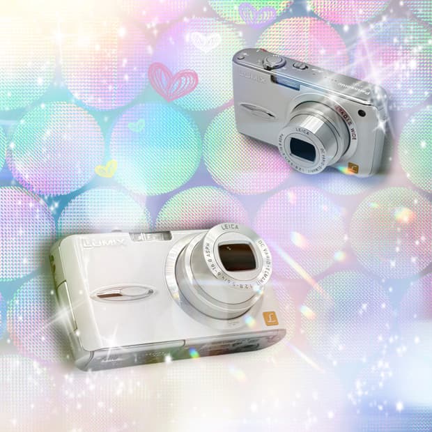 [라이카!] 파나소닉 루믹스 DMC-FX01 화이트펄 디지털카메라