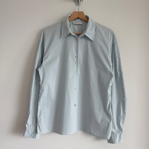 아모멘토(AMOMENTO) 코튼 셔츠(얇은 코튼)