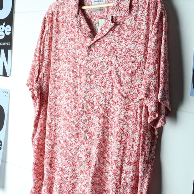 (XL-2XL) 브랜드빈티지 반팔셔츠 남방 USA 하와이안-H33134