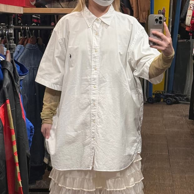 [HI] 폴로 랄프로렌 반팔셔츠 화이트