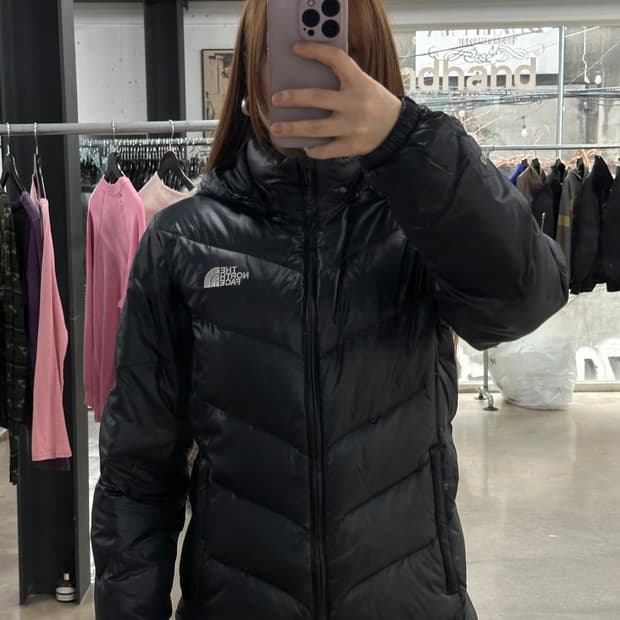 노스페이스 600 구스다운 패딩 블랙
