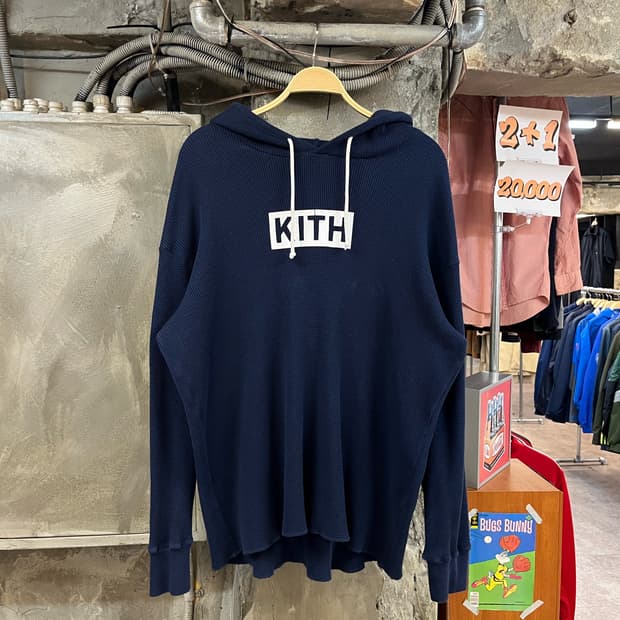 키스 와플 후드티 네이비 XL #csz3037