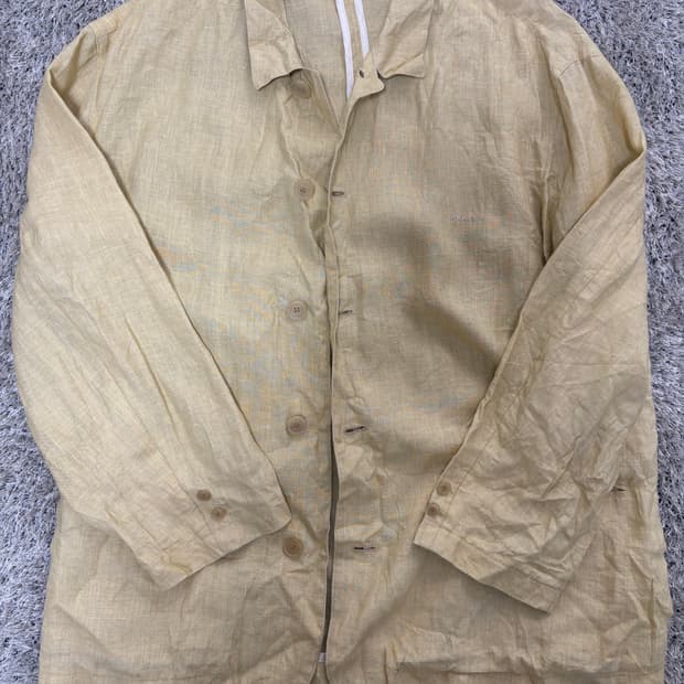 일제 PAPAS 린넨100프로 자켓 사이즈 105-110