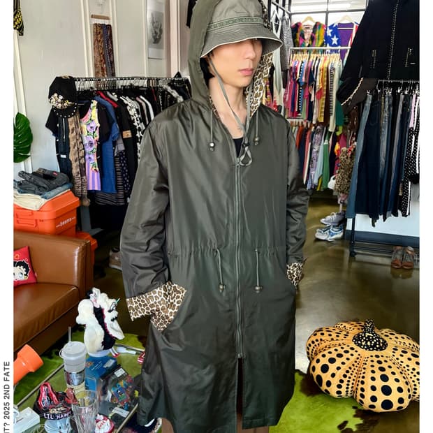 MAXIME LABEYRIE Leopard Hood Fishtail