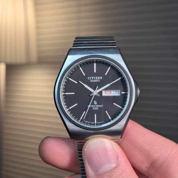 Vintage Citizen daydate black edition