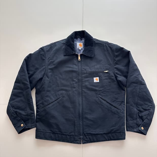칼하트 J001 디트로이트 자켓 MADE IN USA 블랙 M 