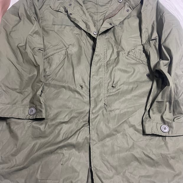 미사용 m65 피쉬테일 오리지널 라지 새상품