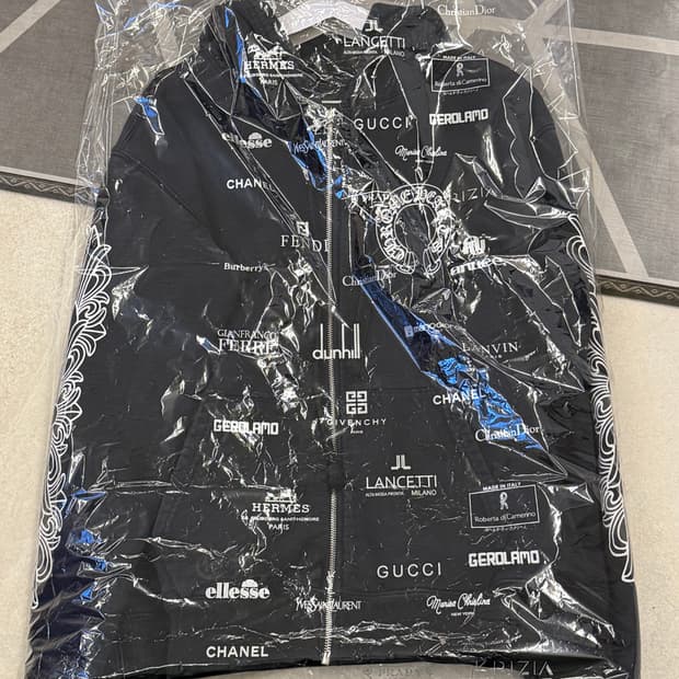 크롬하츠 홀스슈 플로랄 후드집업 M