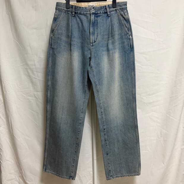 러프사이드 드레이프 데님팬츠 / 라이트블루, 1(29~30)