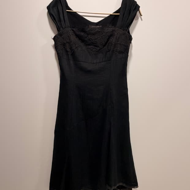 빈티지 블랙 레이스 원피스 prideglide