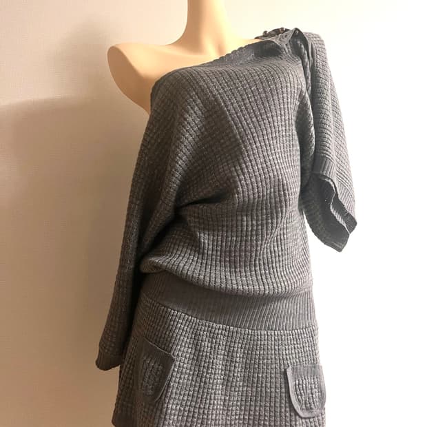 Jill Stuart Knit grey silver dress