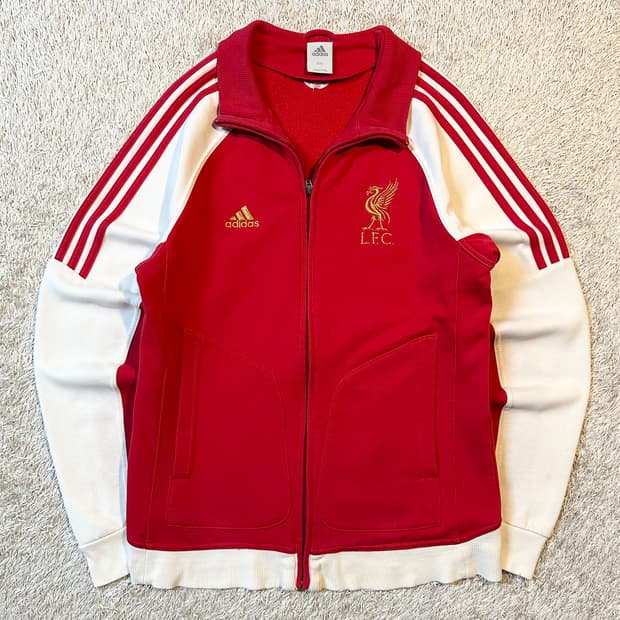 대장급) 아디다스 ADIDAS 리버풀 코튼 트랙탑 져지 레드
