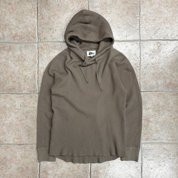 [S] Pilgram waffle cutting hoodie