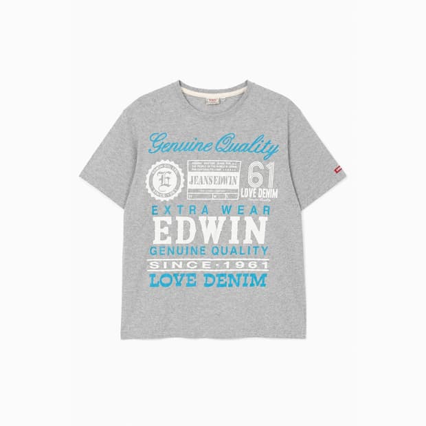 EDWIN 에드윈 코튼 100% 프린팅 티셔츠 (6314)