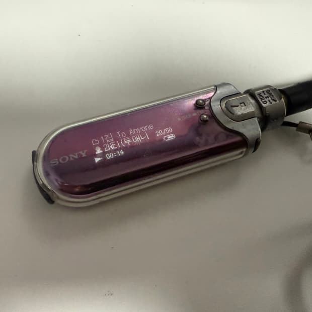 Sony 소니 워크맨 향수병 mp3 (NE-E003F)
