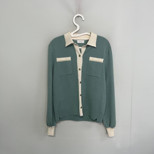 한섬 타임 2020 캐시미어 가디건 90 상태최상