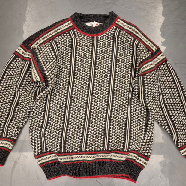 90s JANUS 노르딕 스웨터